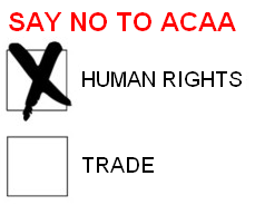 No to ACAA